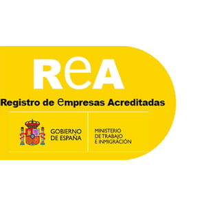 Empresa registrada en el REA con numero de registro: 04/03/0009328