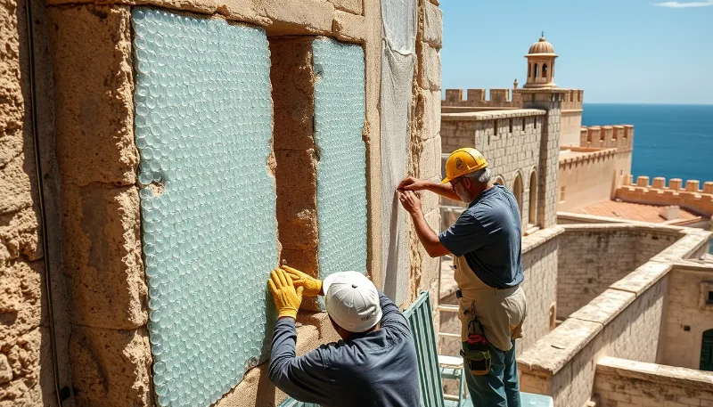 Técnicas de aislamiento térmico aplicadas en edificio histórico de Ibiza
